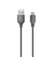 WK WDC-092M MICRO FULL SPEED PRO DATA CABLE FOR MICRO 2.4A (2M) - Black