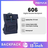 REMAX - 606 Digtal Double Backpack - Blue