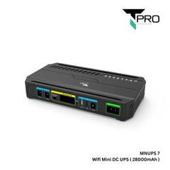 T-PRO - MNUPS 7 28000mAh Multifunctional DC Mini UPS ( 36W ) - Black