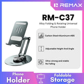 REMAX - RM-C37 Alloy Folding & Rotating Phone Holder - Green