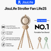JisuLife - Stroller Fan Life 2S ( 5,000mAh ) - Brown