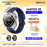 REMAX - WATCH 22 Linkage Turning Circle Smart Watch - Silver