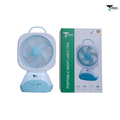 T PRO TP-PF 2 PORTABLE NIGHT LIGHT FAN 2400MAH