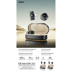 REMAX - K16 iPhone Magnetic Wireless Microphone