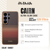 PITAKA - Ultra-Slim (Cairn) Case For Samsung S26 Ultra - Sunset