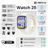 REMAX - Watch 25 IP68 Waterproof Smart Watch - Silver