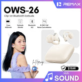 REMAX - OWS-26 Clip-on wireless music and talk WIreless Earbuds - White