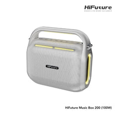 HiFuture - Music Box 200 Bluetooth Wireless Speaker ( 100W ) - Silver