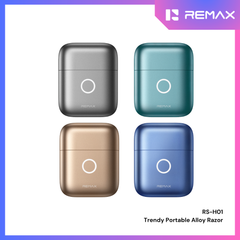 REMAX - RS-H01 Trendy Portable Alloy Razor - Natural Titanium