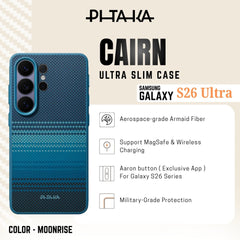 PITAKA - Ultra-Slim (Cairn) Case For Samsung S26 Ultra - Moonrise