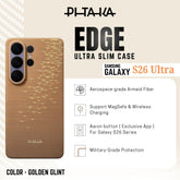 PITAKA - Ultra-Slim (Cairn) Case For Samsung S26 Ultra - Golden Glint