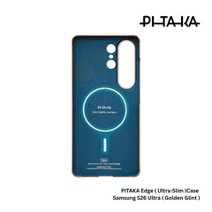 PITAKA - Ultra-Slim (Cairn) Case For Samsung S26 Ultra - Golden Glint