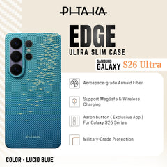 PITAKA - Ultra-Slim (Cairn) Case For Samsung S26 Ultra - Lucid Blue