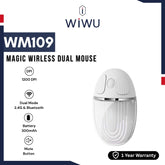 WIWU - WM109 Magic Wireless Dual Mode Mouse (2.4G+Bluetooth) - White