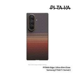 PITAKA - Ultra Slim ( Edge ) Case For Samsung Z Fold 7 - Sunset