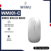 WIWU - WM101-C Wimice Lite Wireless Mouse ( 2.4G ) - Silver