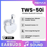 REMAX - TWS-50i Wireless Bluetooth Earbuds - White