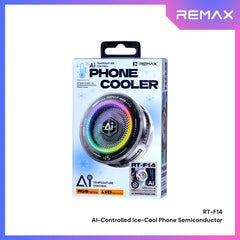 REMAX - RT-F14 AI-Controlled Ice-Cool Phone Cooler - Black