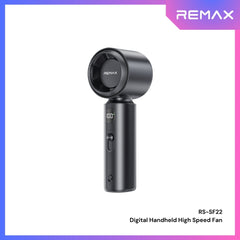 REMAX - RS-SF22 Digital High Speed Handheld Fan - Black