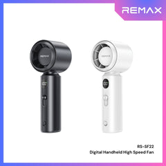 REMAX - RS-SF22 Digital High Speed Handheld Fan - Black