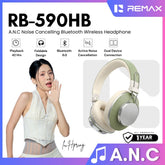 REMAX - RB-590HB ANC Noise Canceling Wireless Headphones - Green