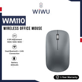 WIWU - WM110 Wireless Office Mouse (2.4G + Dual Bluetooth) - Tarnish