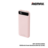 REMAX RPP-520 Bole Series 10000mAh PD+QC Fast Charging Power Bank(PD 20W+QC 22.5W) - Pink
