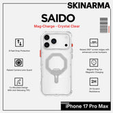 Skinarma - Saido Magsafe Case For iPhone 17 Pro Max - Crystal Clear