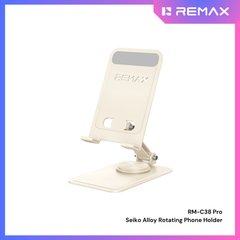 REMAX - RM-C38 Pro Seiko Alloy Rotating Phone Holder - Beige