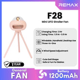 REMAX - F28 General UFO Stroller Fan - Pink