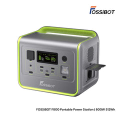 FOSSiBOT - F800 Portable Power Station ( 800W 512Wh ) - Green