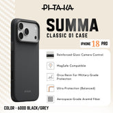 PITAKA - Classic 01 Summa Case For iPhone 18 Pro - Black/Grey
