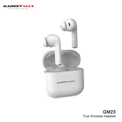 GADGET MAX - GM23 Tiny Cube Bluetooth Wireless Earbuds - White