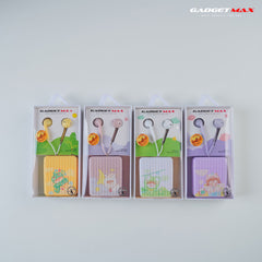 GADGET MAX - GIGII-345 3.5mm Little Frog Series Wired Earphone - Yellow