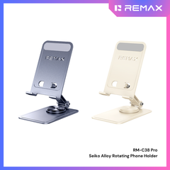 REMAX - RM-C38 Pro Seiko Alloy Rotating Phone Holder - Tarnish