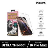 WEKOME - WP-113 Ultra Thin 001 9D Curved Screen Protector (HD) - iPhone 16 Pro Max