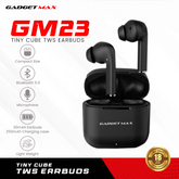 GADGET MAX - GM23 Tiny Cube Bluetooth Wireless Earbuds - Black