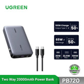 UGREEN - PB720 100W Two Way 20000mAh Power Bank - Grey