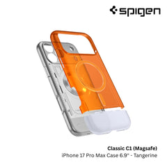 Spigen - Classic C1 Magfit Case For iPhone 17 Pro Max - Tangerine
