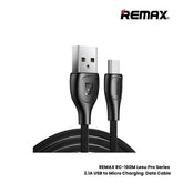 REMAX RC-160M Lesu Pro Series 2.1A USB to Micro Fast Charging Data Cable - Black