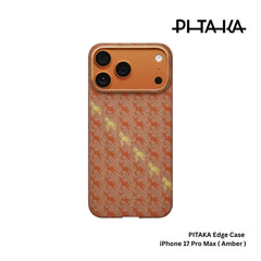 PITAKA - Happiness Rides ( Edge ) Case For iPhone 17 Pro Max - Amber