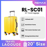 REMAX - RL-SCO1 Journey Series Aluminium Frame Travel Luggage ( 20' ) - Yellow