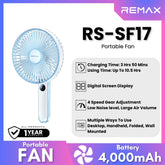 REMAX - RS-SF17 Multi-Function Portable Fan - White