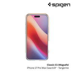 Spigen - Classic C1 Magfit Case For iPhone 17 Pro Max - Tangerine