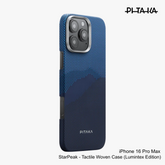 PITAKA - iPhone 16 Pro Max Case ( StarPeak Luminous ) - Over the Horizon