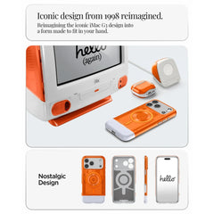 Spigen - Classic C1 Magfit Case For iPhone 17 Pro Max - Tangerine