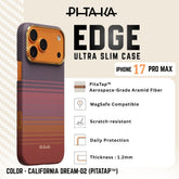 PITAKA - iPhone 17 Pro Max Case ( Ultra-Slim California Dream-02 (PitaTap™) )