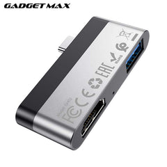 GADGET MAX GH02 Type-C To USB 3.0+HDMI Adapter, HDMI Adapter