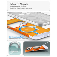 Spigen - Classic C1 Magfit Case For iPhone 17 Pro Max - Tangerine