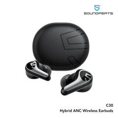 Soundpeats - C30 Hybrid ANC Wireless Earbuds - Black